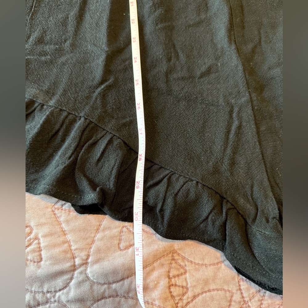 Very J Black Ruffled Romper - Picture 8 of 14